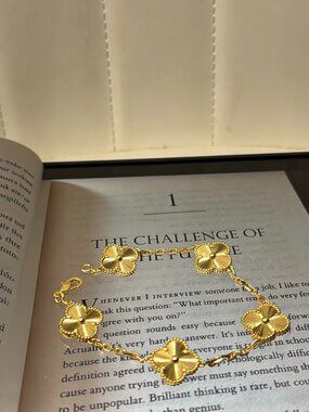 Van Cleef & Arpels 18K Yellow Gold Vintage Alhambra Bracelet